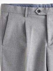 Hellgrau - Anzug aus Flanellstoff: Hose - Bild 5 von 6