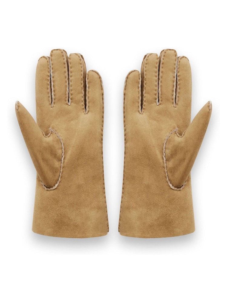 Celtic & Co. Black Sheepskin Gloves - Image 2 of 4 Celtic & Co. Black Sheepskin Gloves - Image 2 of 4