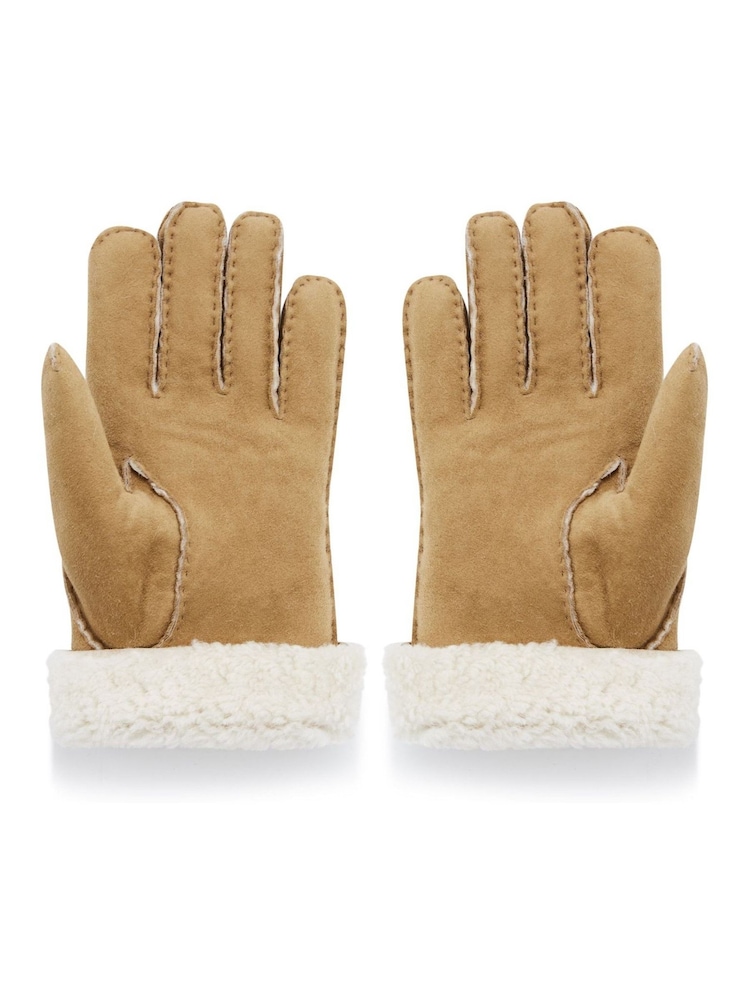 Celtic & Co. Black Sheepskin Gloves - Image 4 of 4