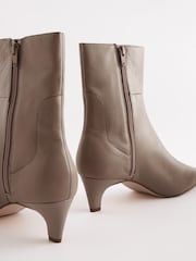 Mink Brown Regular/Wide Fit Chisel Toe Chelsea Ankle Boots - Image 5 of 7