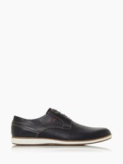 Dune London Blue Bamfield Perforated Derby Shoes - Image 2 of 5