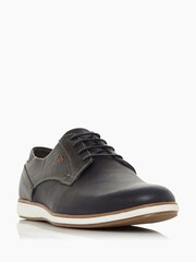 Dune London Blue Bamfield Perforated Derby Shoes - Image 3 of 5