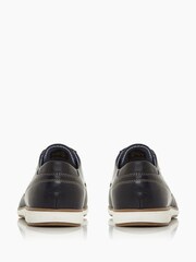 Dune London Blue Bamfield Perforated Derby Shoes - Image 4 of 5