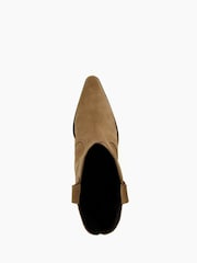 Dune London Brown Pardner Pull On Western Boots - Image 6 of 6