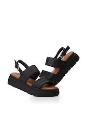 Moda in Pelle Netty Two Part Platform Leather Sandal - Image 3 of 5