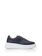 Moda In Pelle Alber Slip On Wedge Trainers - Image 1 of 4