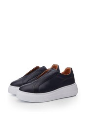 Moda In Pelle Alber Slip On Wedge Trainers - Image 2 of 4