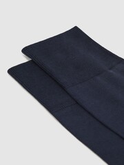 Falke Dark Blue Falke Crew Socks - Image 2 of 3