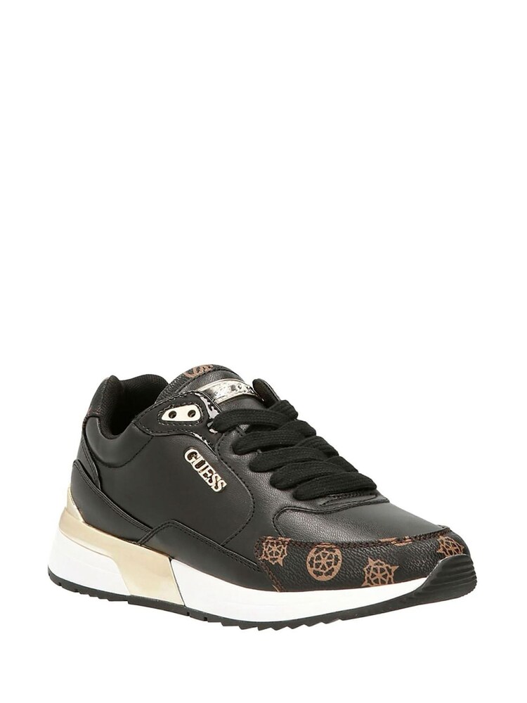 Guess Moxea Peony 4G Logo Black Trainers - Image 2 of 3