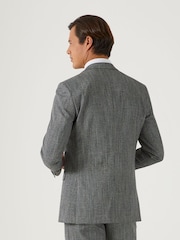 Skopes Grey Tailored Fit Barlow Puppytooth Suit: Jacket - Image 2 of 4
