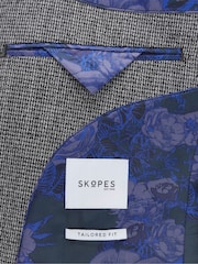 Skopes Grey Tailored Fit Barlow Puppytooth Suit: Jacket - Image 4 of 4