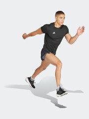 adidas Black Adizero Essentials Running T-Shirt - Image 3 of 5