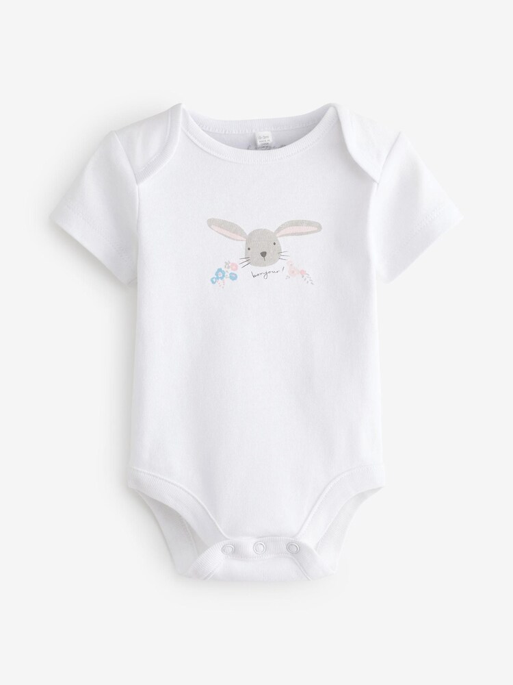 Rock-A-Bye Baby Boutique Animal Print Cotton 5-Piece Baby Gift Set - Image 2 of 14