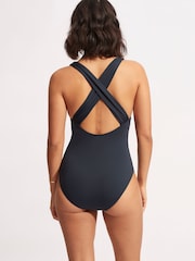 Seafolly Collective V-Neck Crossback Nylon Stretch Swimsuit - Image 2 of 4