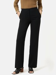 Jigsaw Black Fluid Twill Palmer Trousers - Image 1 of 6