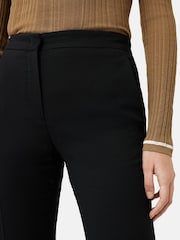 Jigsaw Black Fluid Twill Palmer Trousers - Image 5 of 6