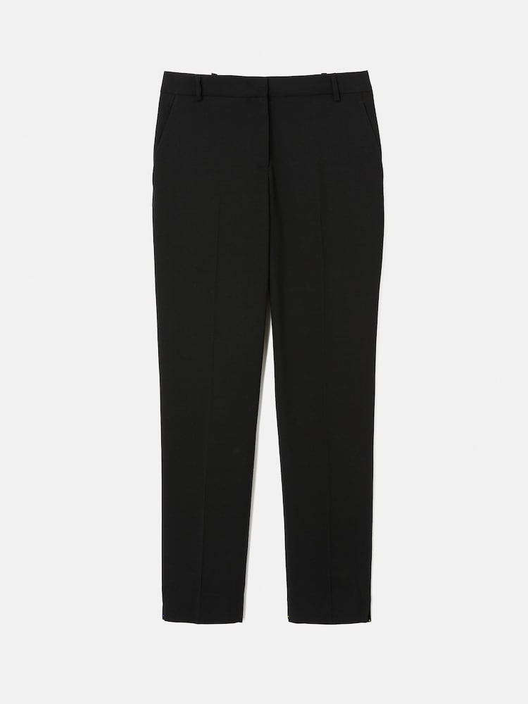 Jigsaw Black Fluid Twill Palmer Trousers - Image 6 of 6