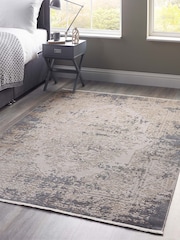 Origins Grey Vintage Medallion Hand Loom Rug - Image 1 of 4