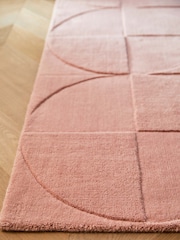 Origins Pink Penny Carved Rug - Image 2 of 3