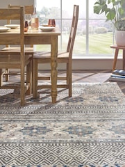 Origins Grey Mandala Stripe Rug - Image 1 of 4
