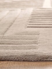 Origins Grey Maze Rug - Image 4 of 8