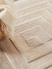 Origins Grey Maze Rug - Image 6 of 8
