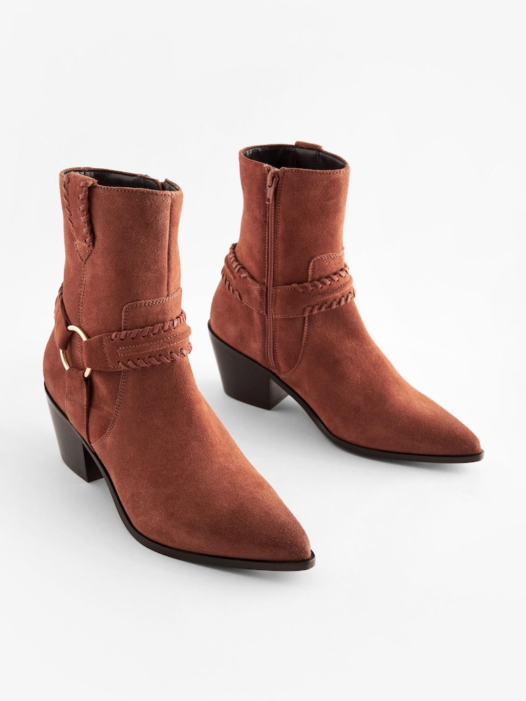 Rostbraun - Forever Comfort® Western-Stiefel mit O-Ring-Detail - Bild 2 von 7 Rostbraun - Forever Comfort® Western-Stiefel mit O-Ring-Detail - Bild 2 von 7