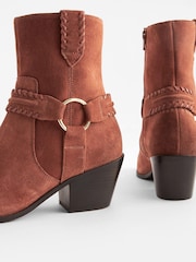 Rostbraun - Forever Comfort® Western-Stiefel mit O-Ring-Detail - Bild 4 von 7