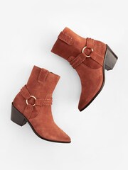 Rostbraun - Forever Comfort® Western-Stiefel mit O-Ring-Detail - Bild 6 von 7
