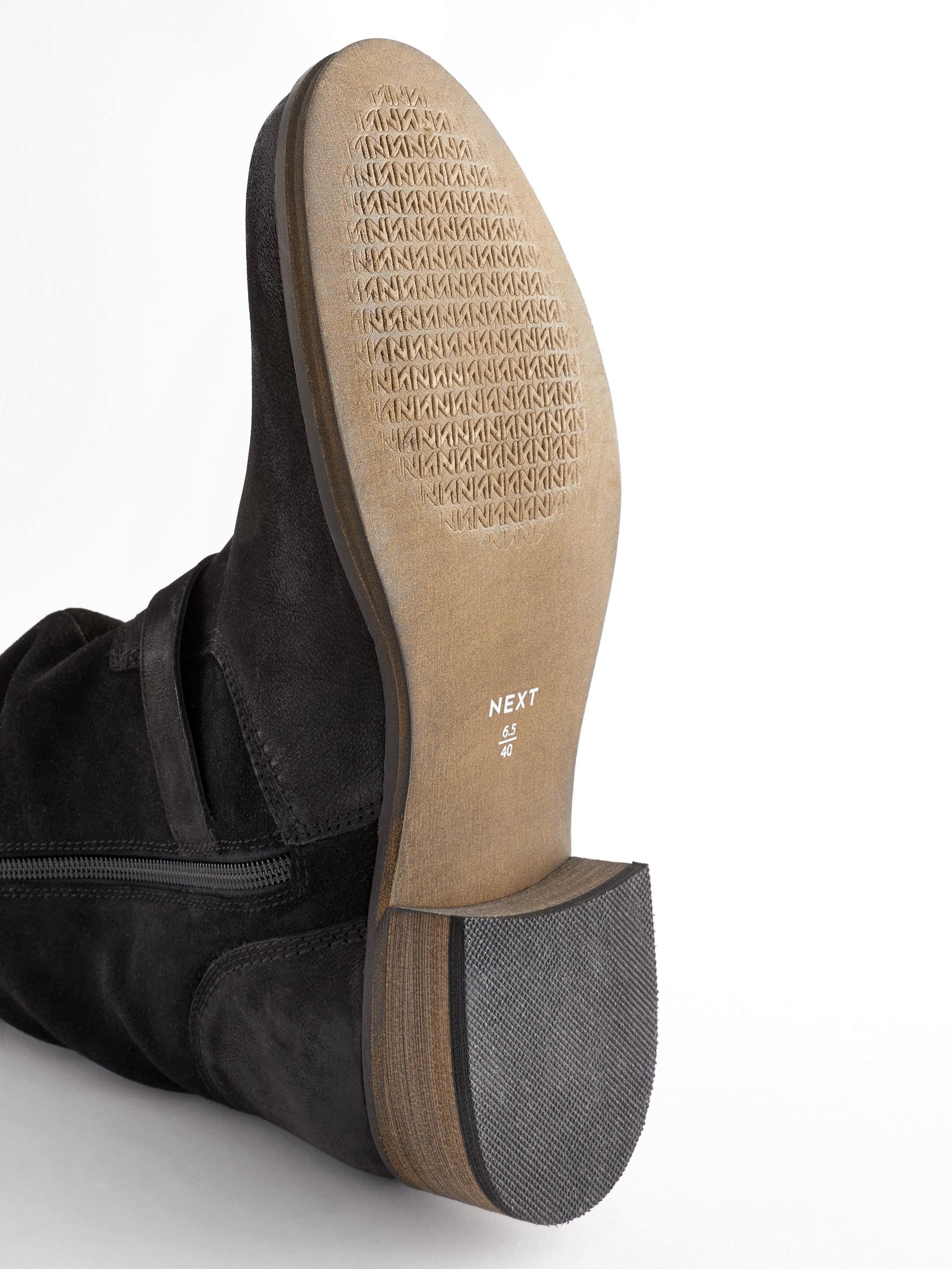 Leather slouch ankle boots uk 2025