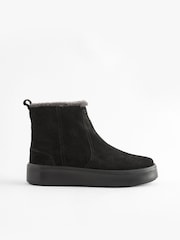 Черный - Ботильоны из искусственного меха Forever Comfort® - Изображение 2 из 5