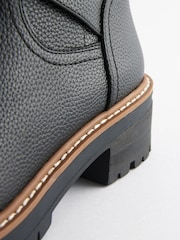 Black Forever Comfort® Faux Fur Lined Buckle Detail Boots - Image 5 of 5
