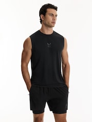Reiss Castore Black/Iridescent Cas Performance Vest Reiss | Castore Performance Vest - Image 1 of 10