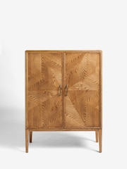 Nina Campbell Dark Oak Tedworth Bar Cabinet - Image 4 of 7