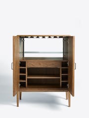 Nina Campbell Dark Oak Tedworth Bar Cabinet - Image 5 of 7