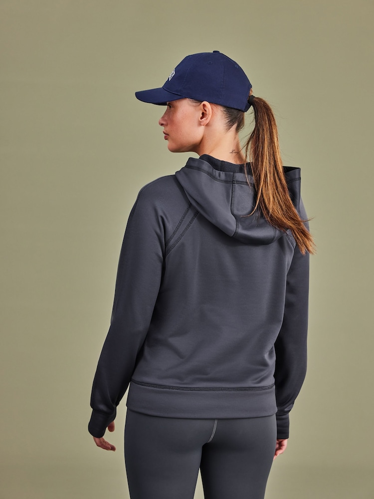 Gris d'ardoise - Sweat à capuche doublé de polaire Next Elements Outdoor - Image 3 of 7