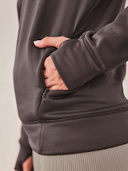 Chocolate Raisin Brown Next Elements Outdoor Fleece Lined Hoodie - Image 5 of 7