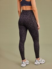 Animal Print Elements Outdoor Fleece Lined Warm Handle Leggings - Image 3 of 6