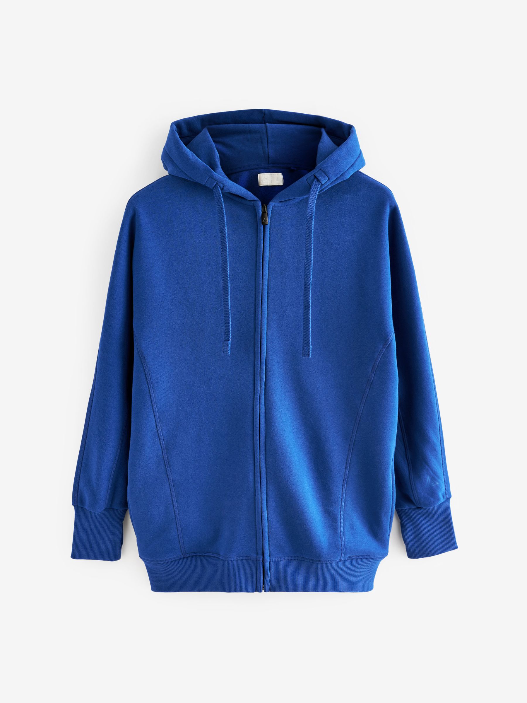 Cobalt blue zip up hoodie on sale