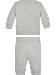 Серый джемпер для малышей с круглым вырезом Calvin Klein Jeans - Image 2 of 2