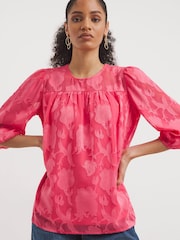 JD William Rose Burnout Top - Image 3 of 4
