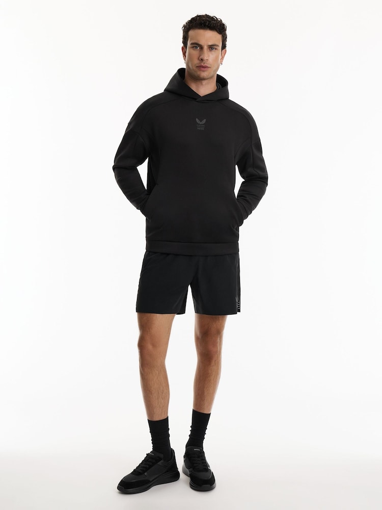Reiss Black Flex Hoodie Reiss | Castore Technical Flex Hoodie - Image 1 of 7 Reiss Black Flex Hoodie Reiss | Castore Technical Flex Hoodie - Image 1 of 7