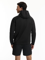 Reiss Black Flex Hoodie Reiss | Castore Technical Flex Hoodie - Image 3 of 7