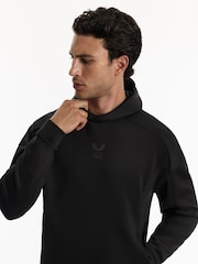 Reiss Black Flex Hoodie Reiss | Castore Technical Flex Hoodie - Image 4 of 7