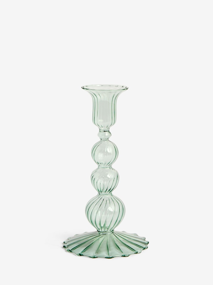 Shabby Chic by Rachel Ashwell® Green Taper Candle Holder - Image 1 of 3