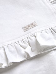 Shabby Chic by Rachel Ashwell® White Ruffle Trim Table Cloth - Image 4 of 4