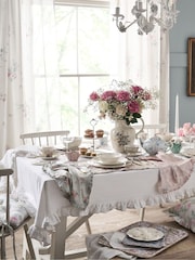 Shabby Chic by Rachel Ashwell® Mixed Floral 100% Cotton Ruffle Trim Set of 4 Napkins - Image 2 of 2