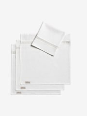 Shabby Chic by Rachel Ashwell® Set of 4 White Lace Napkins - Image 4 of 4