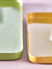 Novogratz Set of 2 Green/Yellow Trays - Image 4 of 5