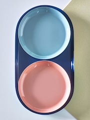 Novogratz Set of 3 Blue/Pink Trays - Image 2 of 3